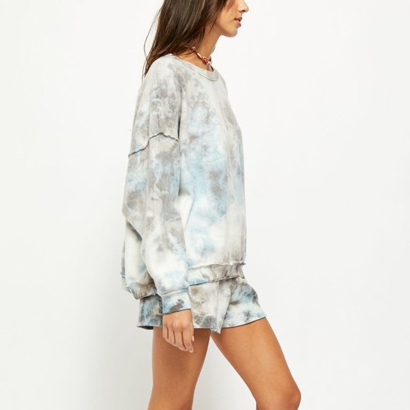 🎉LAST CHANCE🎉 NWT Free People Kelly Washed Set / Ocean - Picture 4 of 8